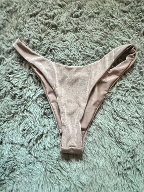 With Jean Shimmer Bikini Bottom Tan Nude medium